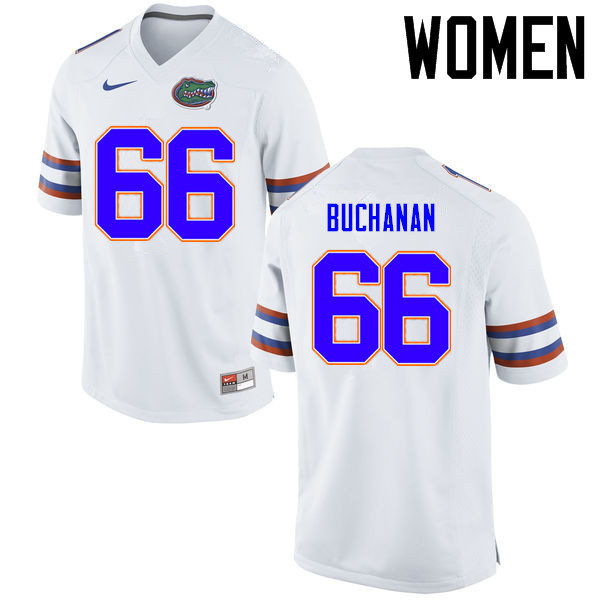 Women Florida Gators #66 Nick Buchanan College Football Jerseys Sale-White - Click Image to Close
